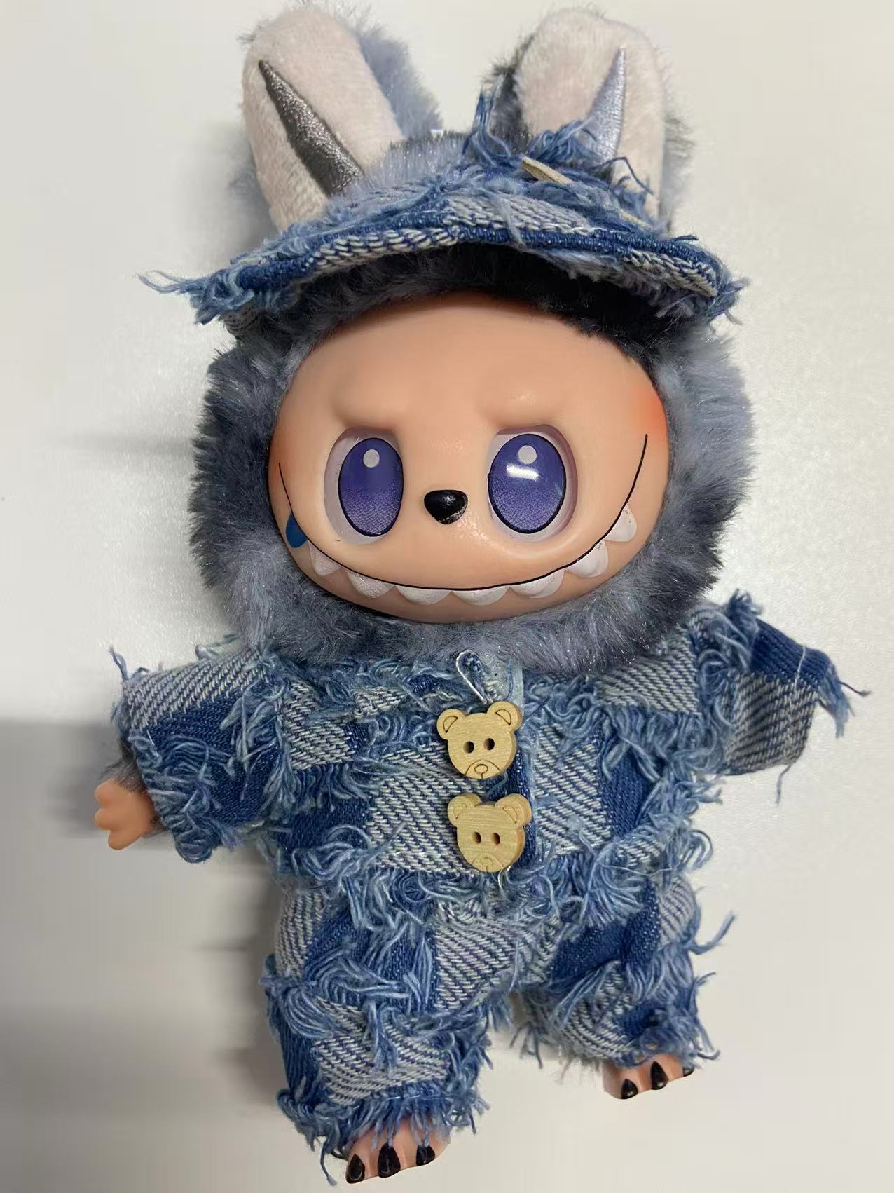 Applicable labubu Doll clothes17123 Generation Replacement Clothes Plush Toy Labubu Clothes Apparel