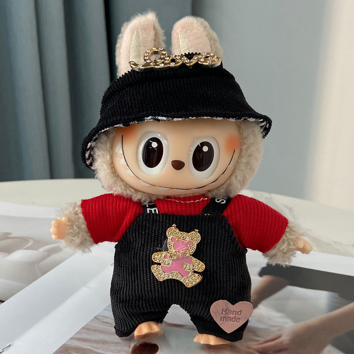 Applicable labubu Doll clothes17123 Generation Replacement Clothes Plush Toy Labubu Clothes Apparel