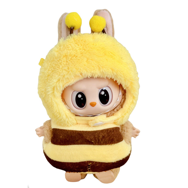 Only the clothes are cute labubu Labubu Vinyl Plush Blind Box Pendant Roach Clothes Set Toy Dress-Up