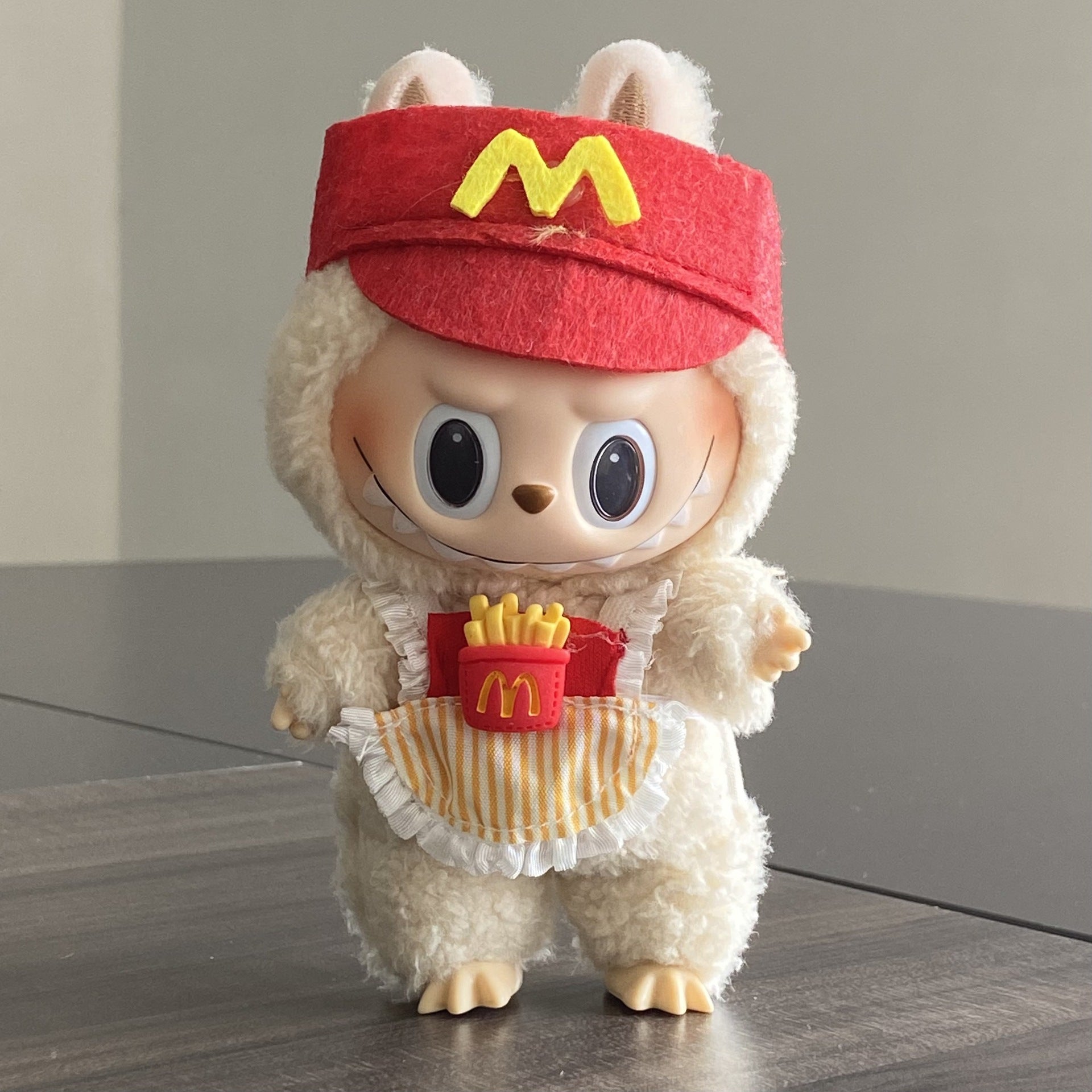 labubu Baby Clothes Lable Fabric Clothing17cm 1st, 2nd, and 3rd Generation Plush Vinyl Doll Dress-Up Outfit Set