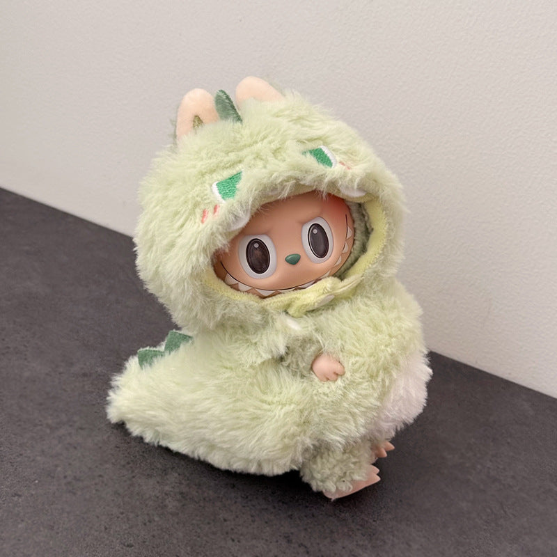 Only the clothes are cute labubu Labubu Vinyl Plush Blind Box Pendant Roach Clothes Set Toy Dress-Up
