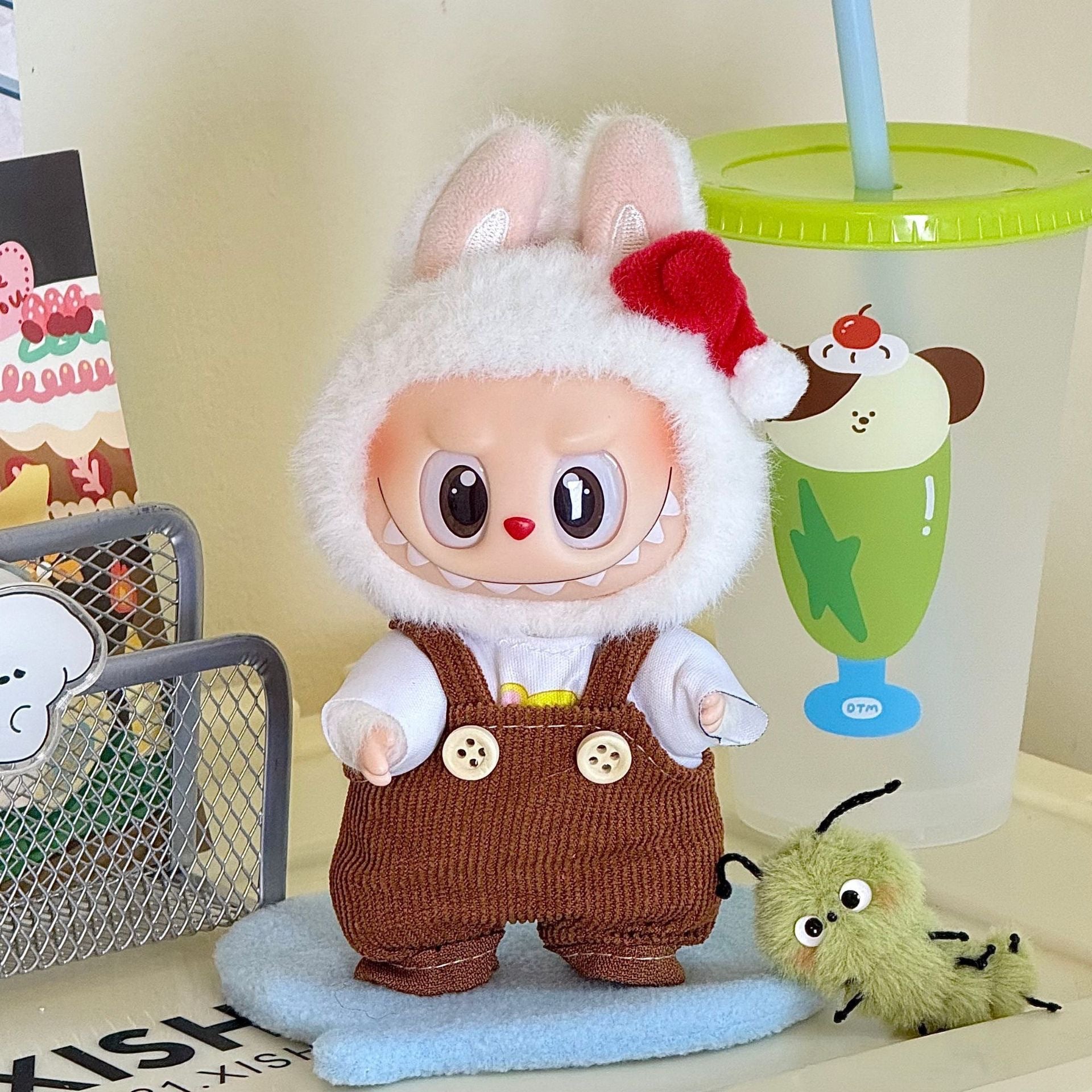 Applicable labubu Doll clothes17123 Generation Replacement Clothes Plush Toy Labubu Clothes Apparel
