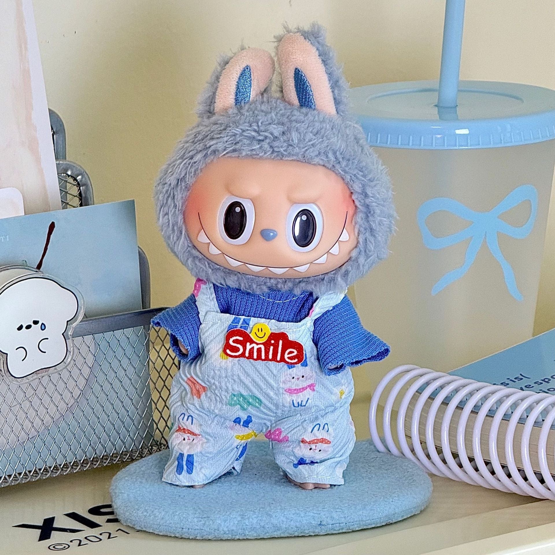 Applicable labubu Doll clothes17123 Generation Replacement Clothes Plush Toy Labubu Clothes Apparel
