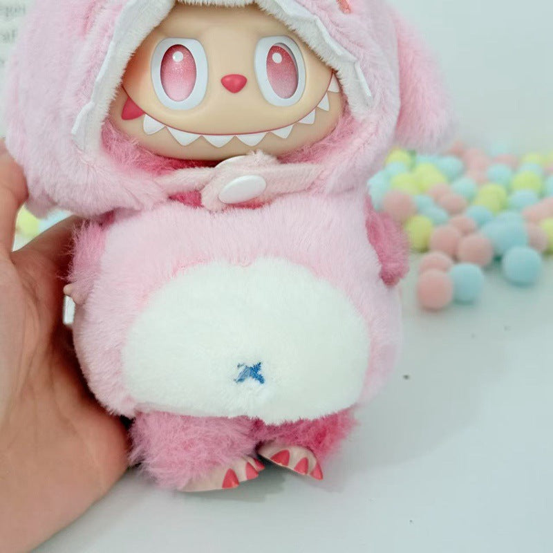 Only the clothes are cute labubu Labubu Vinyl Plush Blind Box Pendant Roach Clothes Set Toy Dress-Up
