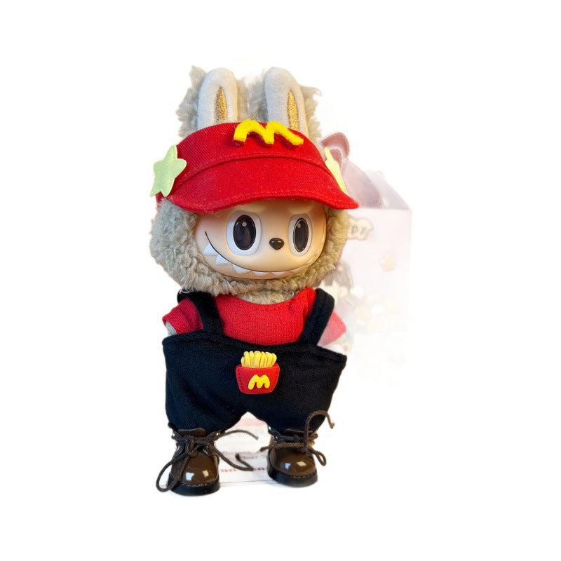 Applicable labubu Doll clothes17123 Generation Replacement Clothes Plush Toy Labubu Clothes Apparel
