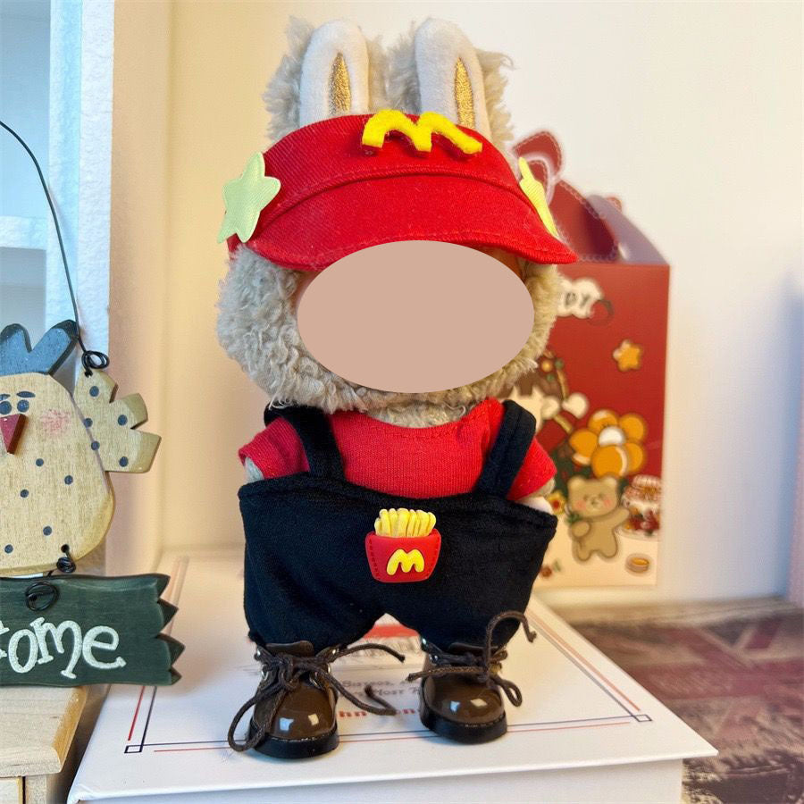 Only Selling Clothes, Llabubu Wearable Baby Clothes17cm Plush Vinyl labubu First and Second Generation Replacement Set Accessories