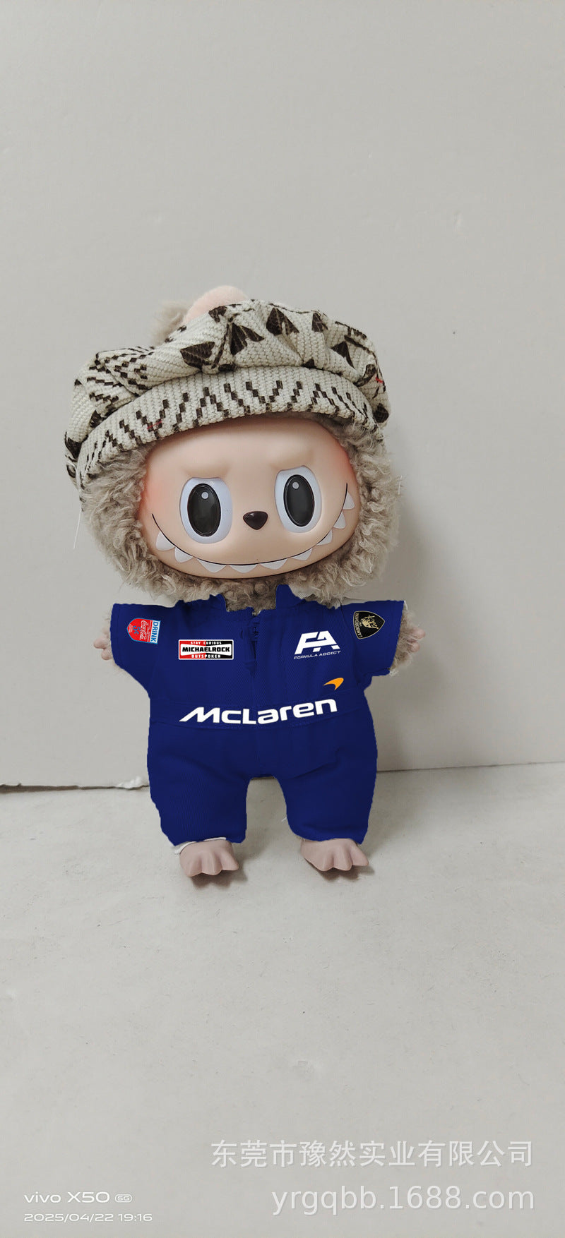 171:1 Scale Labubu Doll Clothes Racing Car Labubu Clothes Bubble Mart Labubu Trendy Toys labubu Clothes