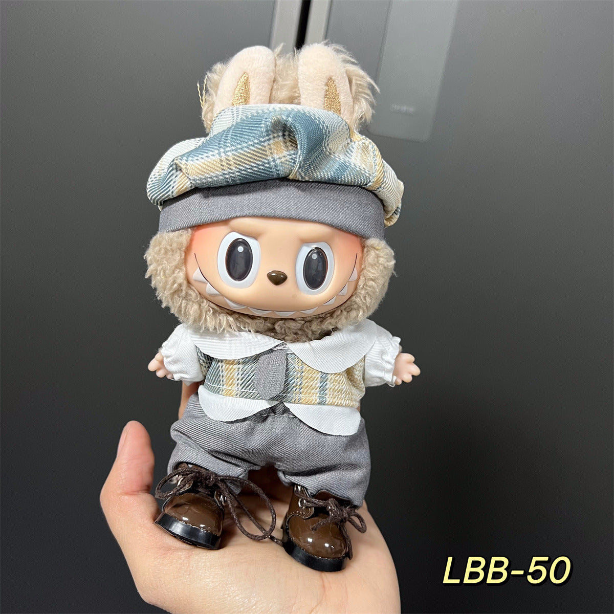 Only Selling Clothes, Llabubu Wearable Baby Clothes17cm Plush Vinyl labubu First and Second Generation Replacement Set Accessories