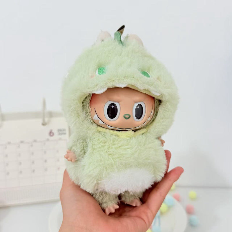 Only the clothes are cute labubu Labubu Vinyl Plush Blind Box Pendant Roach Clothes Set Toy Dress-Up