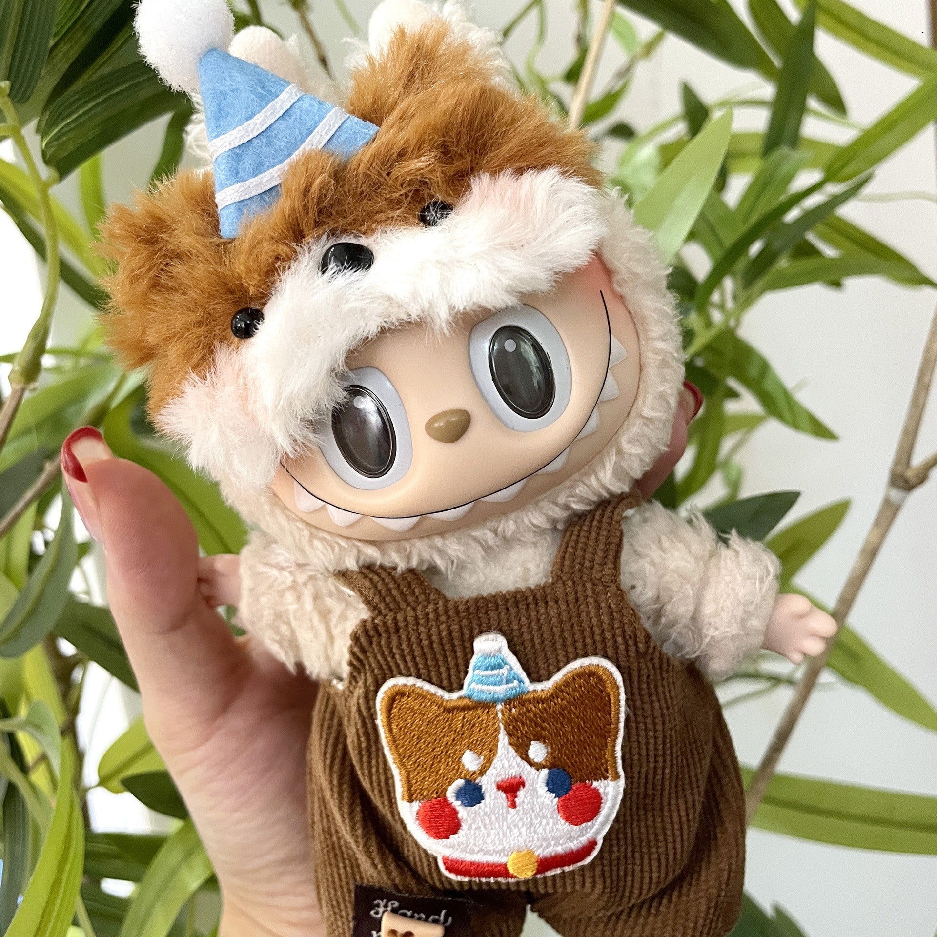 Clothes Only Labubu Doll Clothes17cm Heartbeat Macaron Labubu Doll Dress-Up Replacement Cross-Border