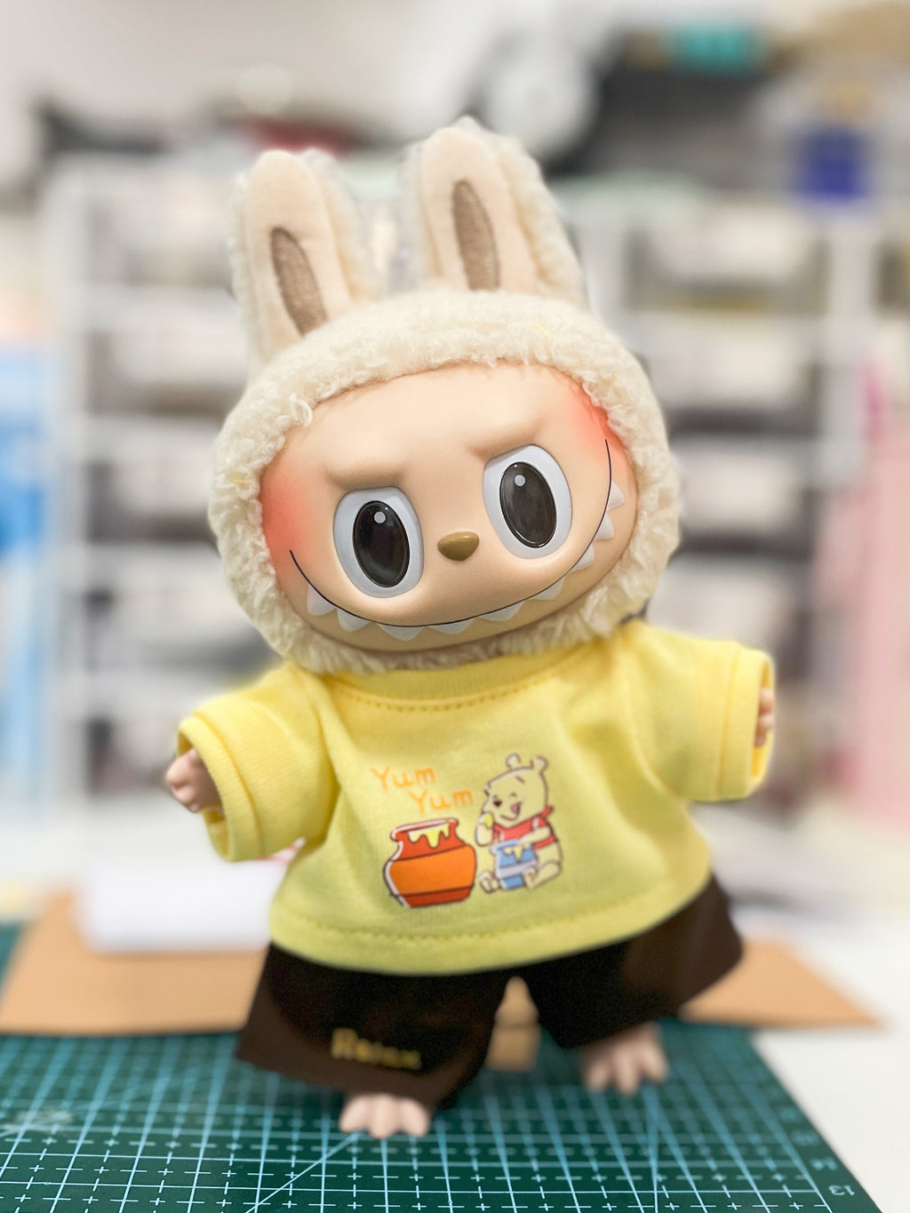 Clothes Only Labubu Doll Clothes17cm Heartbeat Macaron Labubu Doll Dress-Up Replacement Cross-Border
