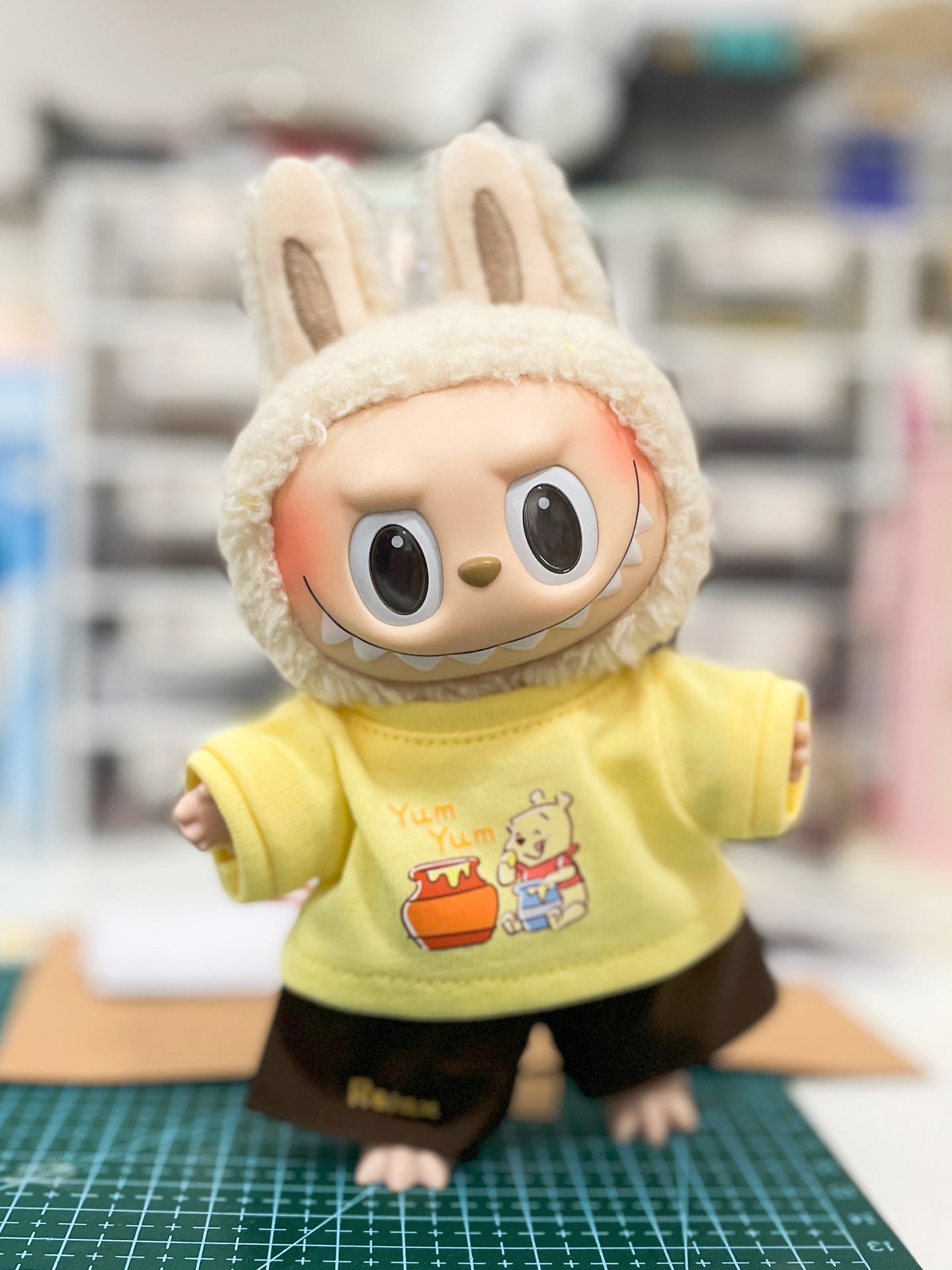 Clothes Only Labubu Doll Clothes17cm Heartbeat Macaron Labubu Doll Dress-Up Replacement Cross-Border
