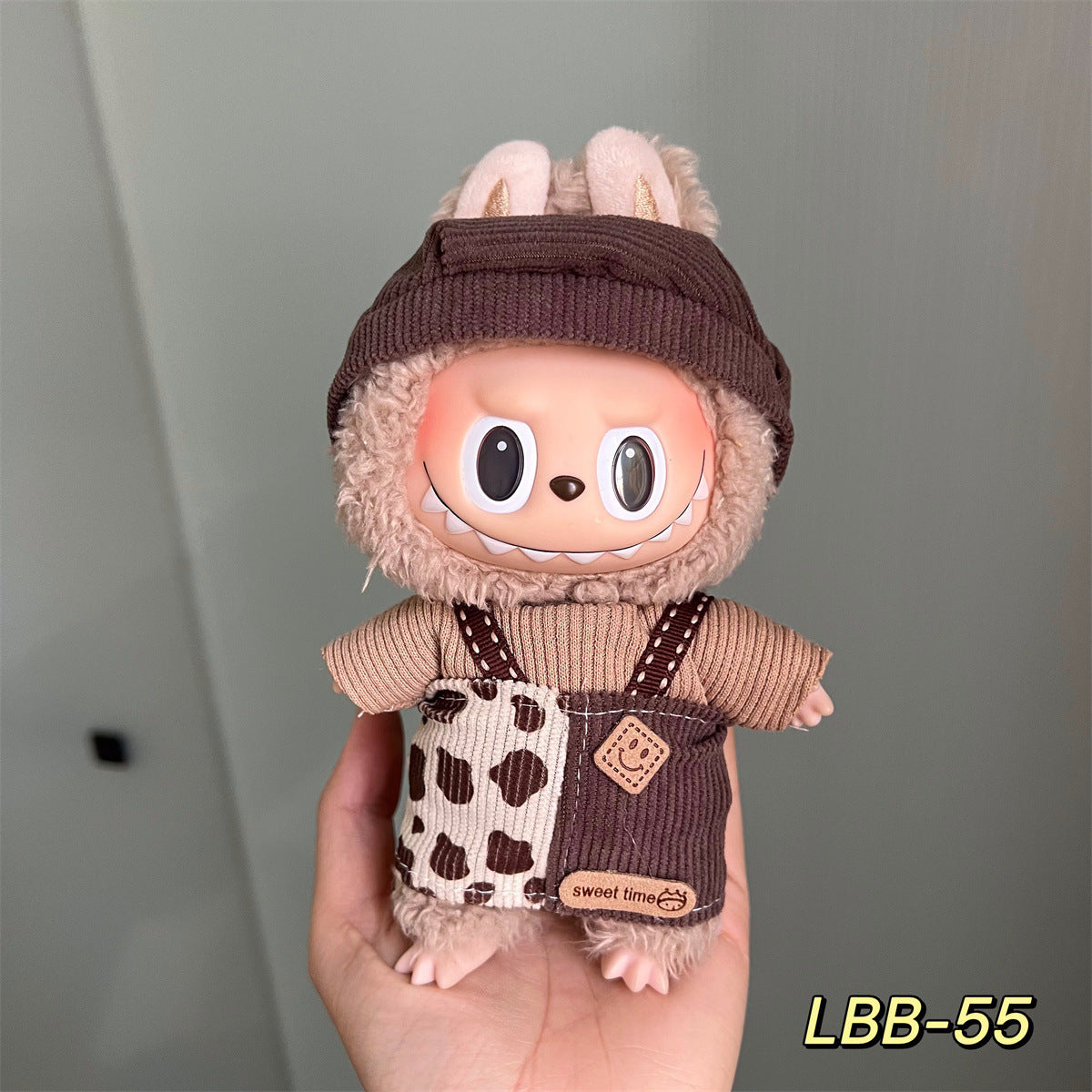 Only Selling Clothes, Llabubu Wearable Baby Clothes17cm Plush Vinyl labubu First and Second Generation Replacement Set Accessories