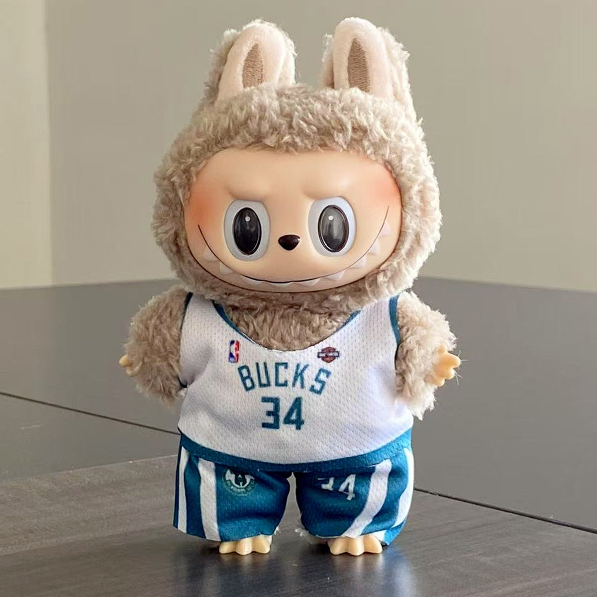 labubu Baby Clothes Lable Fabric Clothing17cm 1st, 2nd, and 3rd Generation Plush Vinyl Doll Dress-Up Outfit Set