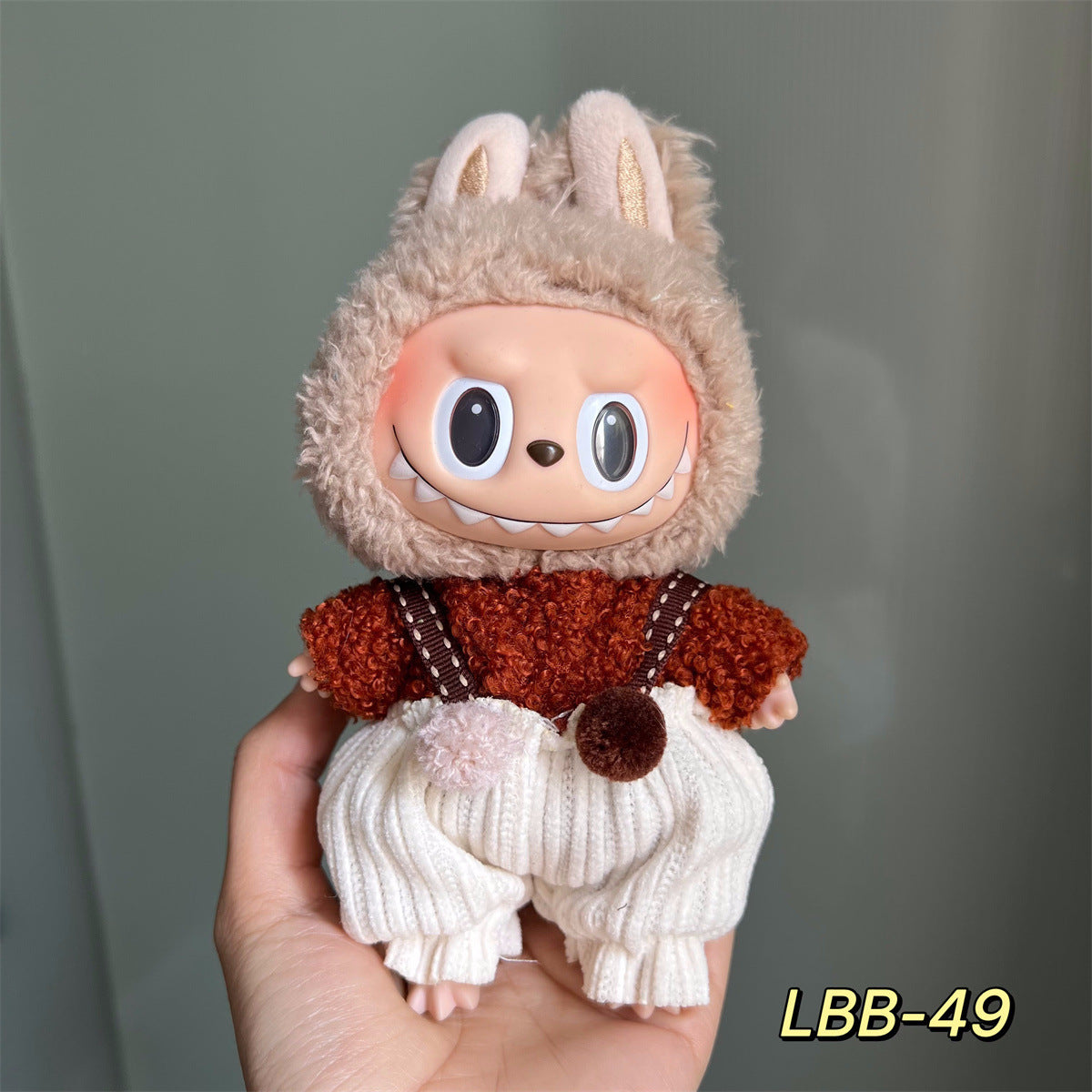 Only Selling Clothes, Llabubu Wearable Baby Clothes17cm Plush Vinyl labubu First and Second Generation Replacement Set Accessories