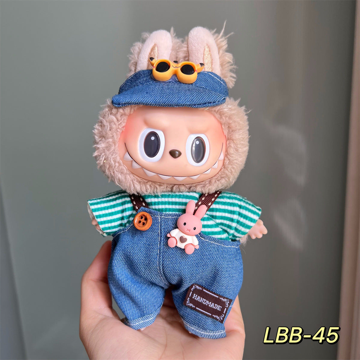 Only Selling Clothes, Llabubu Wearable Baby Clothes17cm Plush Vinyl labubu First and Second Generation Replacement Set Accessories