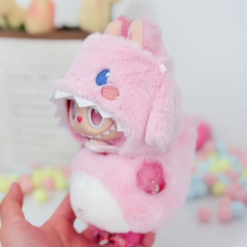 Only the clothes are cute labubu Labubu Vinyl Plush Blind Box Pendant Roach Clothes Set Toy Dress-Up