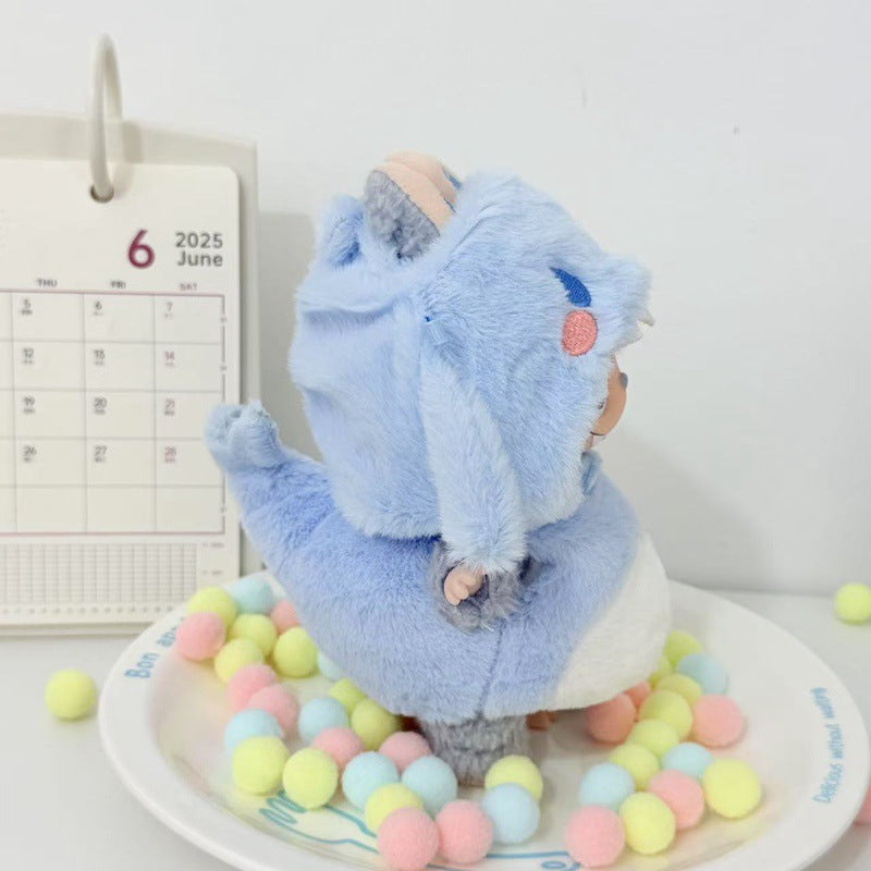 Only the clothes are cute labubu Labubu Vinyl Plush Blind Box Pendant Roach Clothes Set Toy Dress-Up