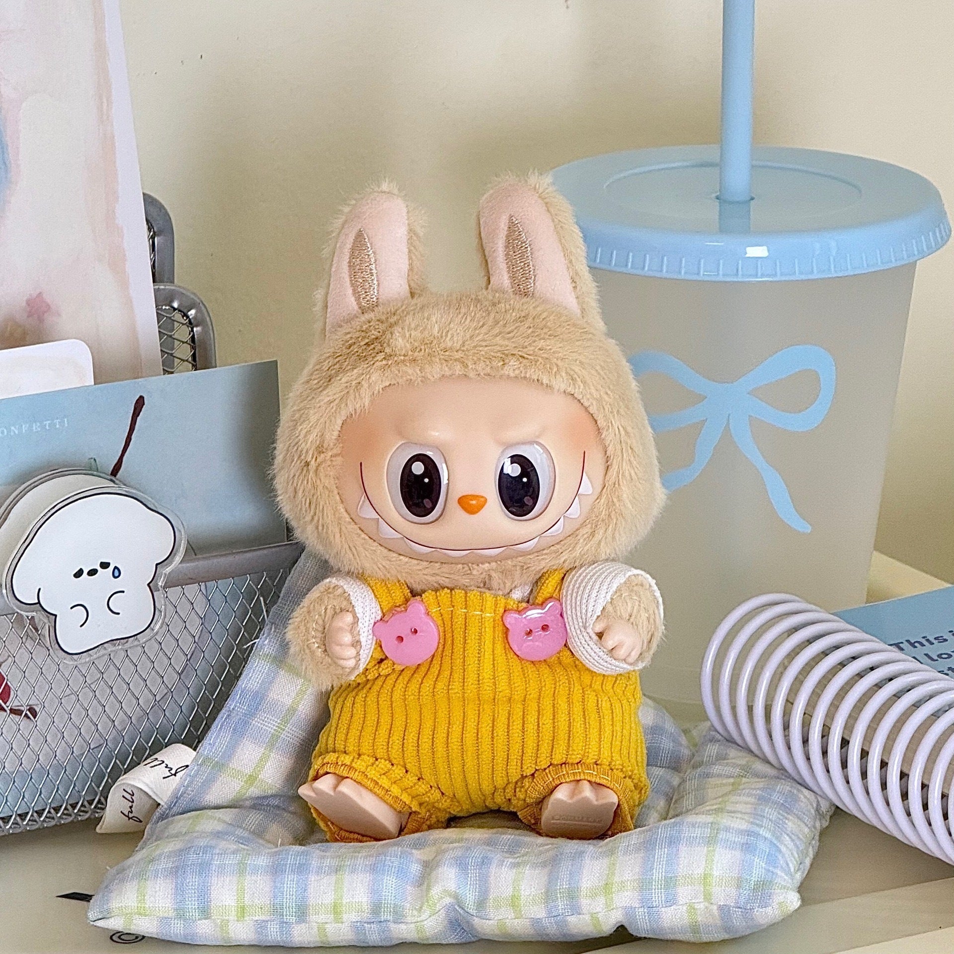 Applicable labubu Doll clothes17123 Generation Replacement Clothes Plush Toy Labubu Clothes Apparel
