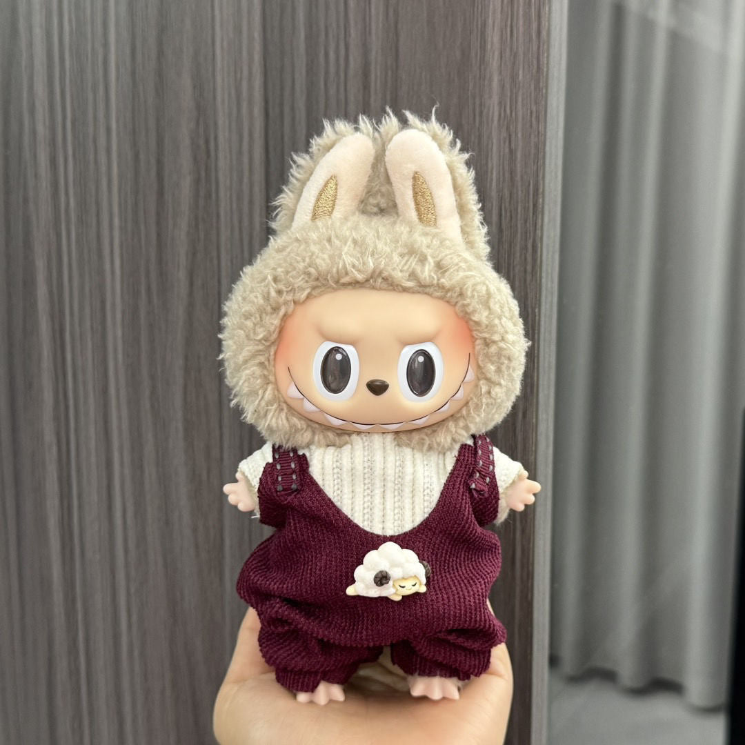 Applicable labubu Doll clothes17123 Generation Replacement Clothes Plush Toy Labubu Clothes Apparel