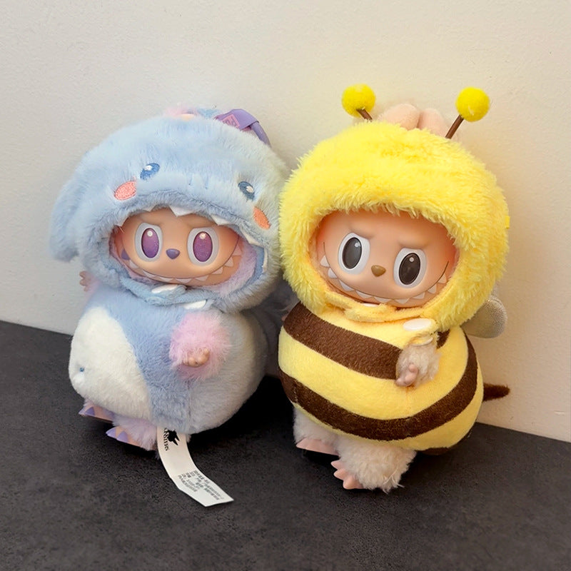 Only the clothes are cute labubu Labubu Vinyl Plush Blind Box Pendant Roach Clothes Set Toy Dress-Up