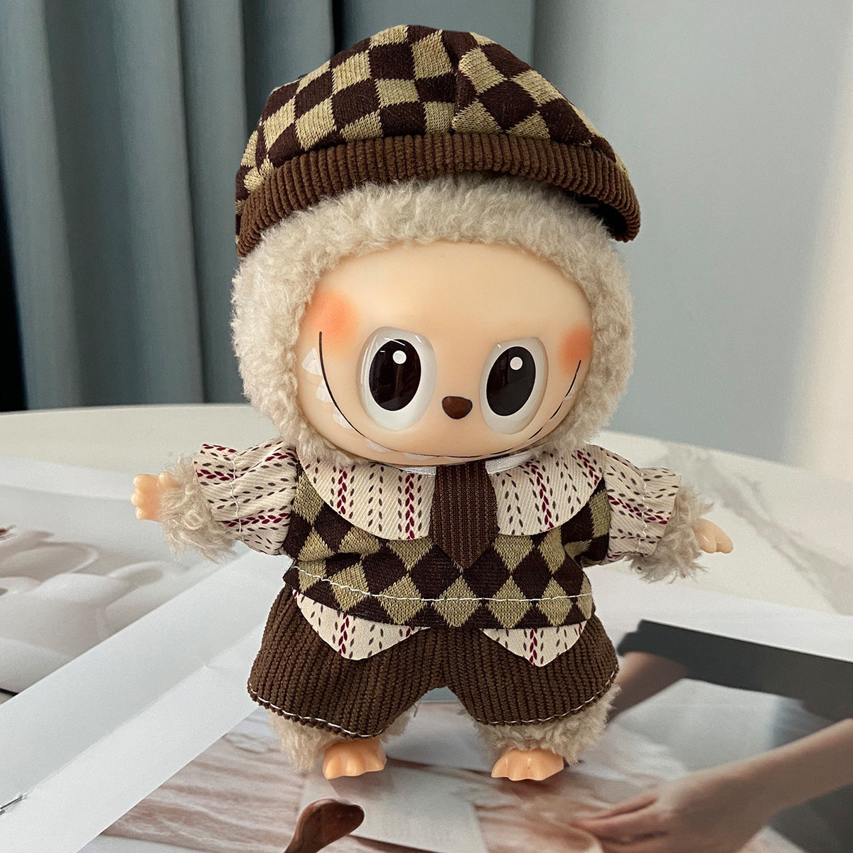 Applicable labubu Doll clothes17123 Generation Replacement Clothes Plush Toy Labubu Clothes Apparel