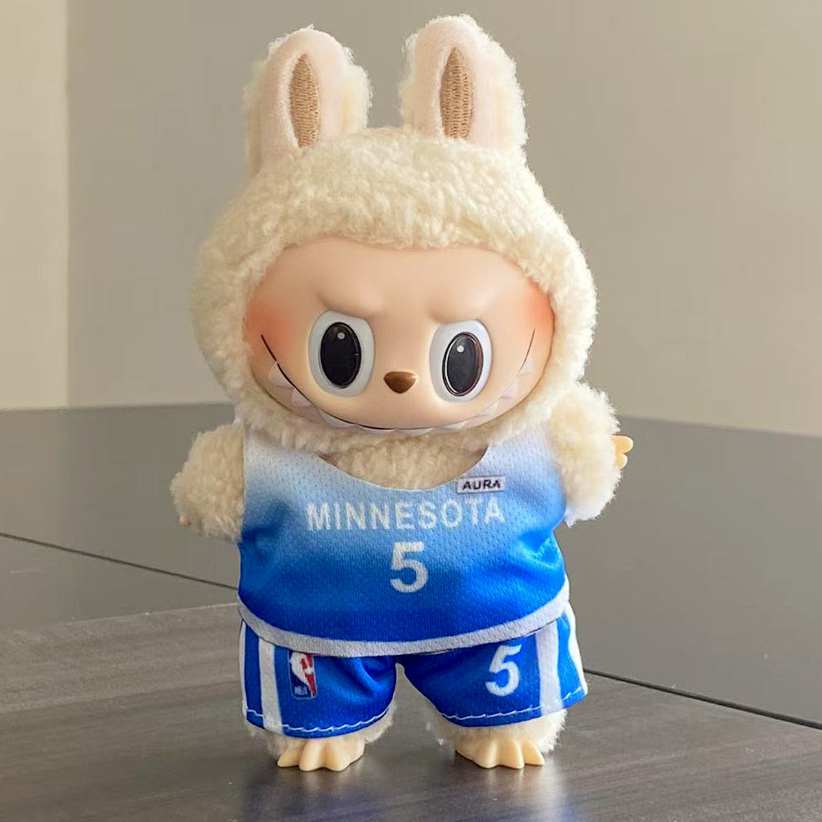 labubu Baby Clothes Lable Fabric Clothing17cm 1st, 2nd, and 3rd Generation Plush Vinyl Doll Dress-Up Outfit Set