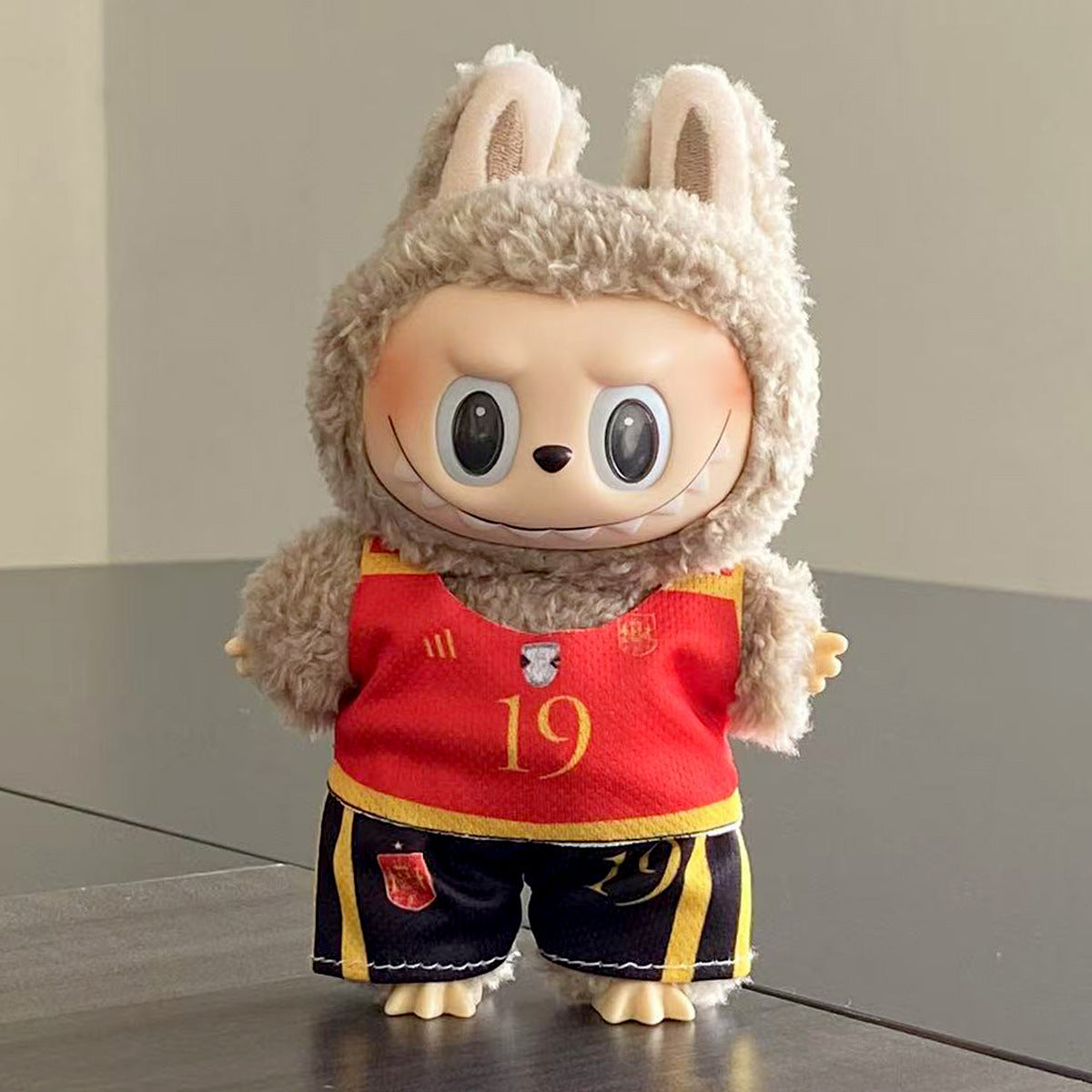 labubu Baby Clothes Lable Fabric Clothing17cm 1st, 2nd, and 3rd Generation Plush Vinyl Doll Dress-Up Outfit Set