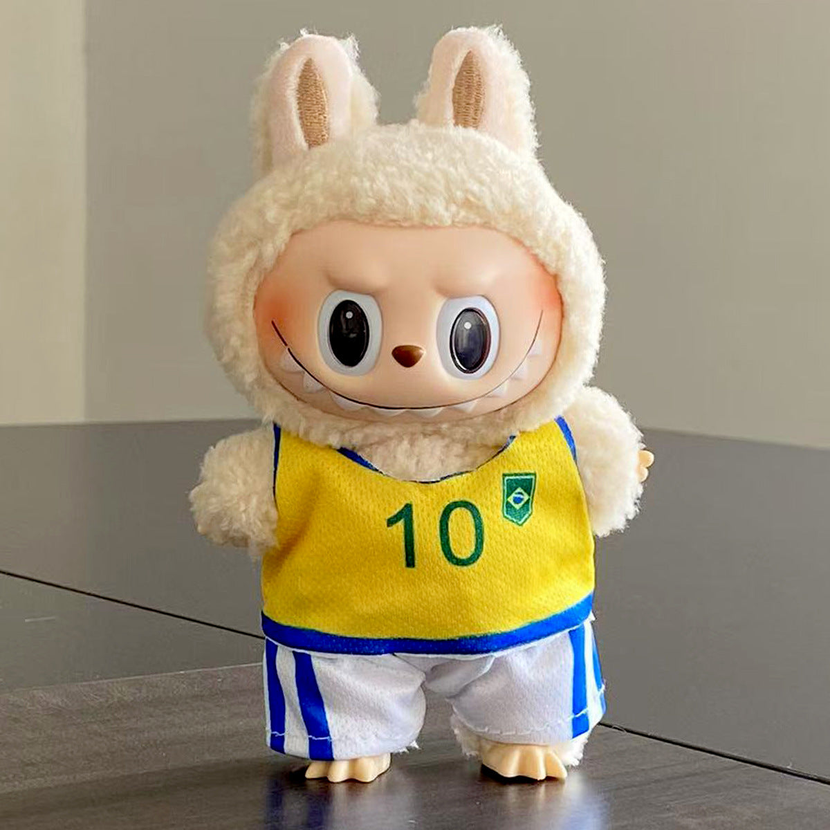 labubu Baby Clothes Lable Fabric Clothing17cm 1st, 2nd, and 3rd Generation Plush Vinyl Doll Dress-Up Outfit Set