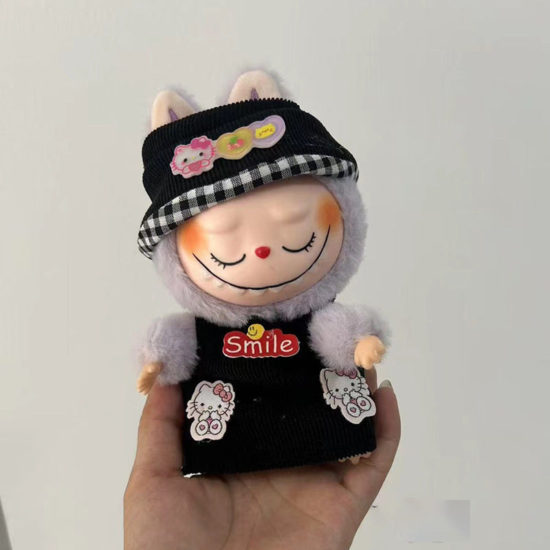 Applicable labubu Doll clothes17123 Generation Replacement Clothes Plush Toy Labubu Clothes Apparel