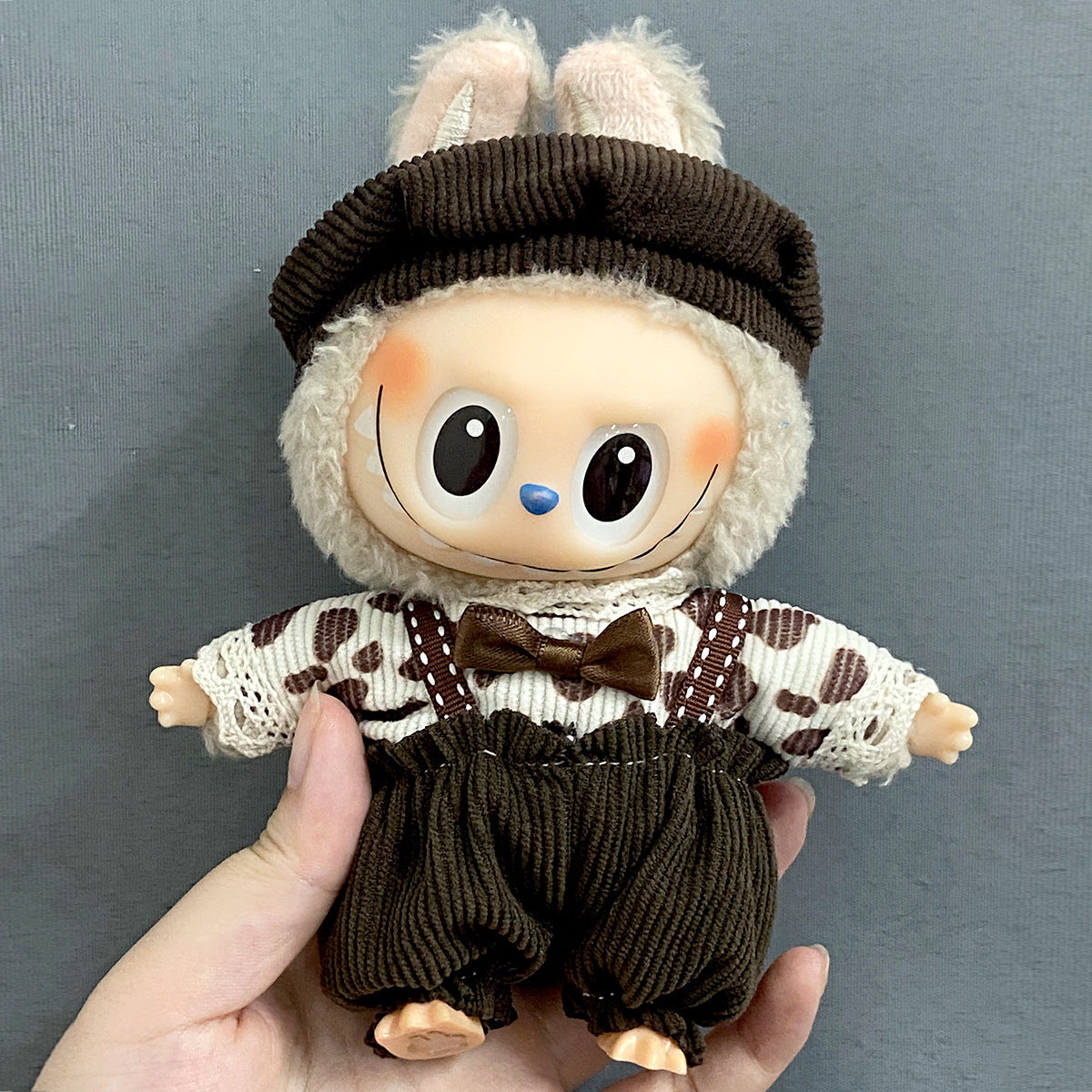 Applicable labubu Doll clothes17123 Generation Replacement Clothes Plush Toy Labubu Clothes Apparel