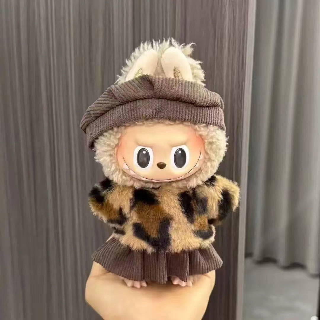 Applicable labubu Doll clothes17123 Generation Replacement Clothes Plush Toy Labubu Clothes Apparel