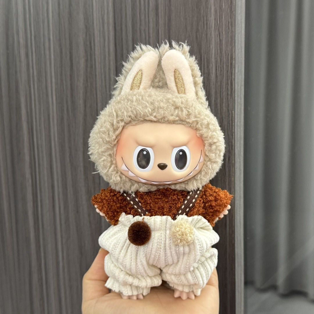 Applicable labubu Doll clothes17123 Generation Replacement Clothes Plush Toy Labubu Clothes Apparel