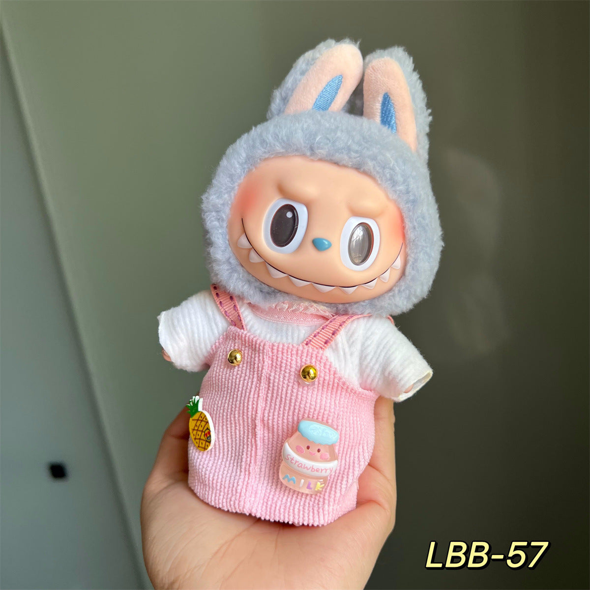 Only Selling Clothes, Llabubu Wearable Baby Clothes17cm Plush Vinyl labubu First and Second Generation Replacement Set Accessories