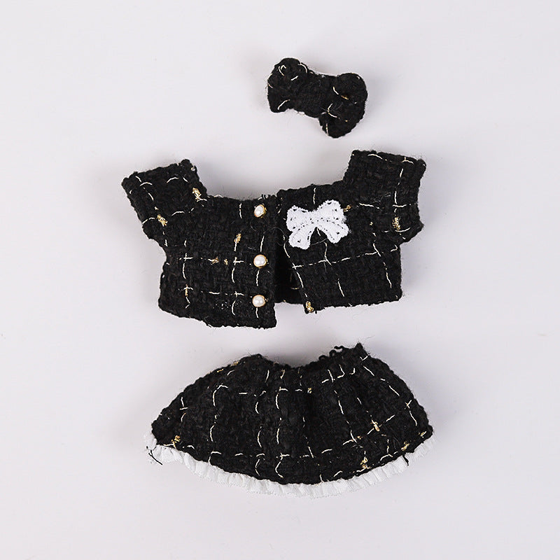 Clothes Only】17cm Pendant Blind Box Labubu Doll Clothes Keychain Labubu Cute One-Piece Outfit for Dolls