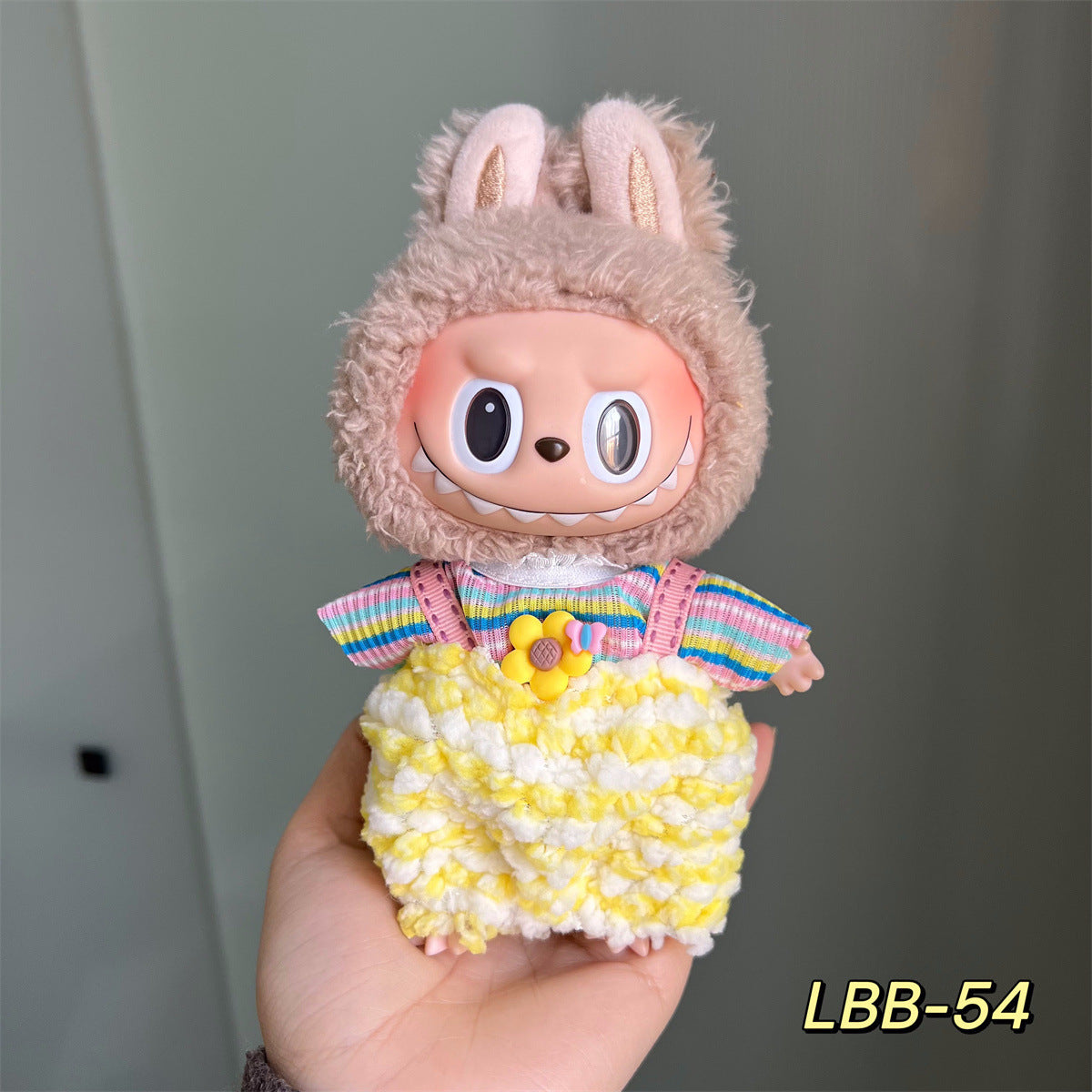 Only Selling Clothes, Llabubu Wearable Baby Clothes17cm Plush Vinyl labubu First and Second Generation Replacement Set Accessories