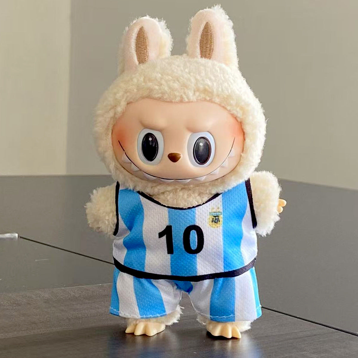 labubu Baby Clothes Lable Fabric Clothing17cm 1st, 2nd, and 3rd Generation Plush Vinyl Doll Dress-Up Outfit Set