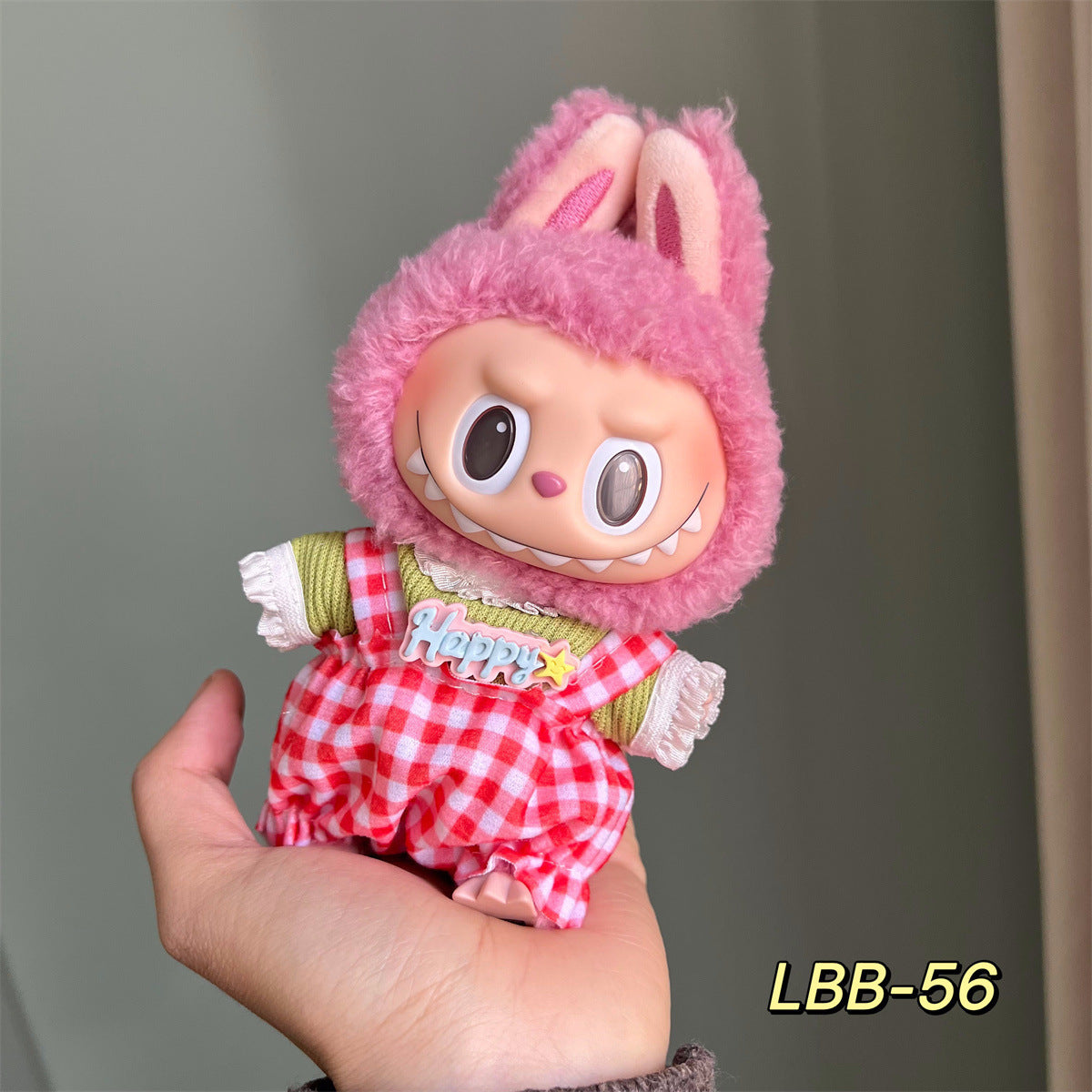 Only Selling Clothes, Llabubu Wearable Baby Clothes17cm Plush Vinyl labubu First and Second Generation Replacement Set Accessories