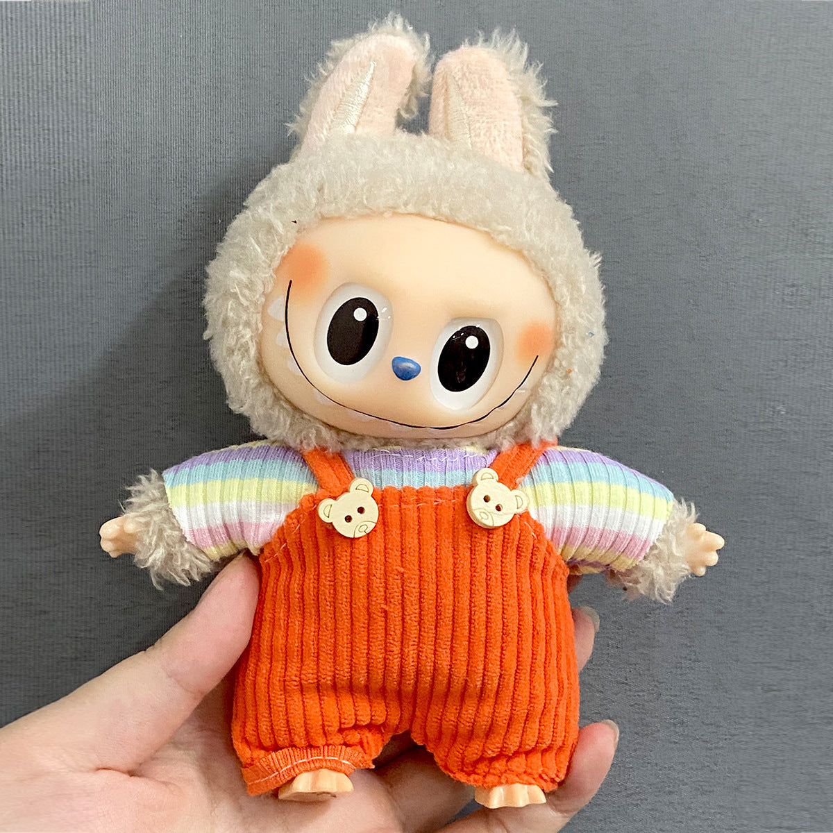 Applicable labubu Doll clothes17123 Generation Replacement Clothes Plush Toy Labubu Clothes Apparel