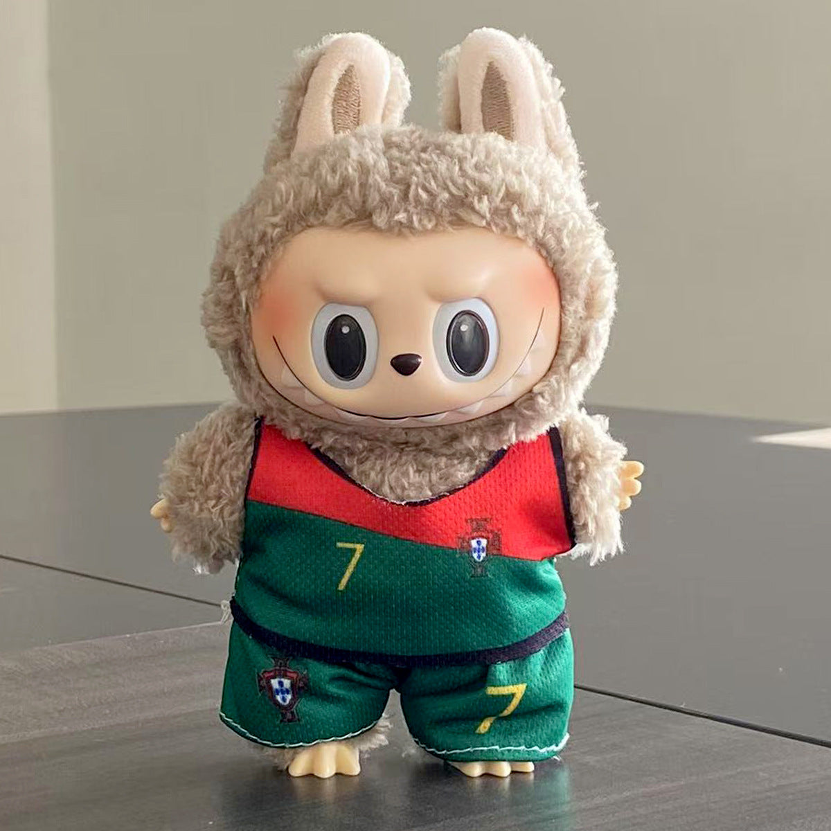 labubu Baby Clothes Lable Fabric Clothing17cm 1st, 2nd, and 3rd Generation Plush Vinyl Doll Dress-Up Outfit Set